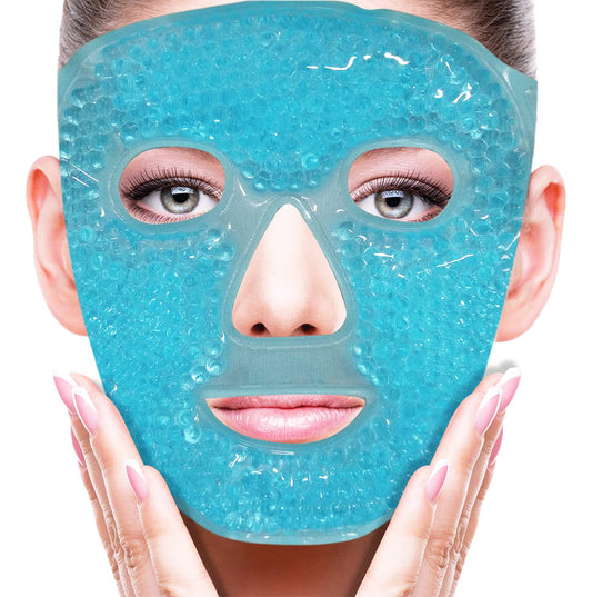 Heiße und kalte Gelperlen-Gesichtsmaske